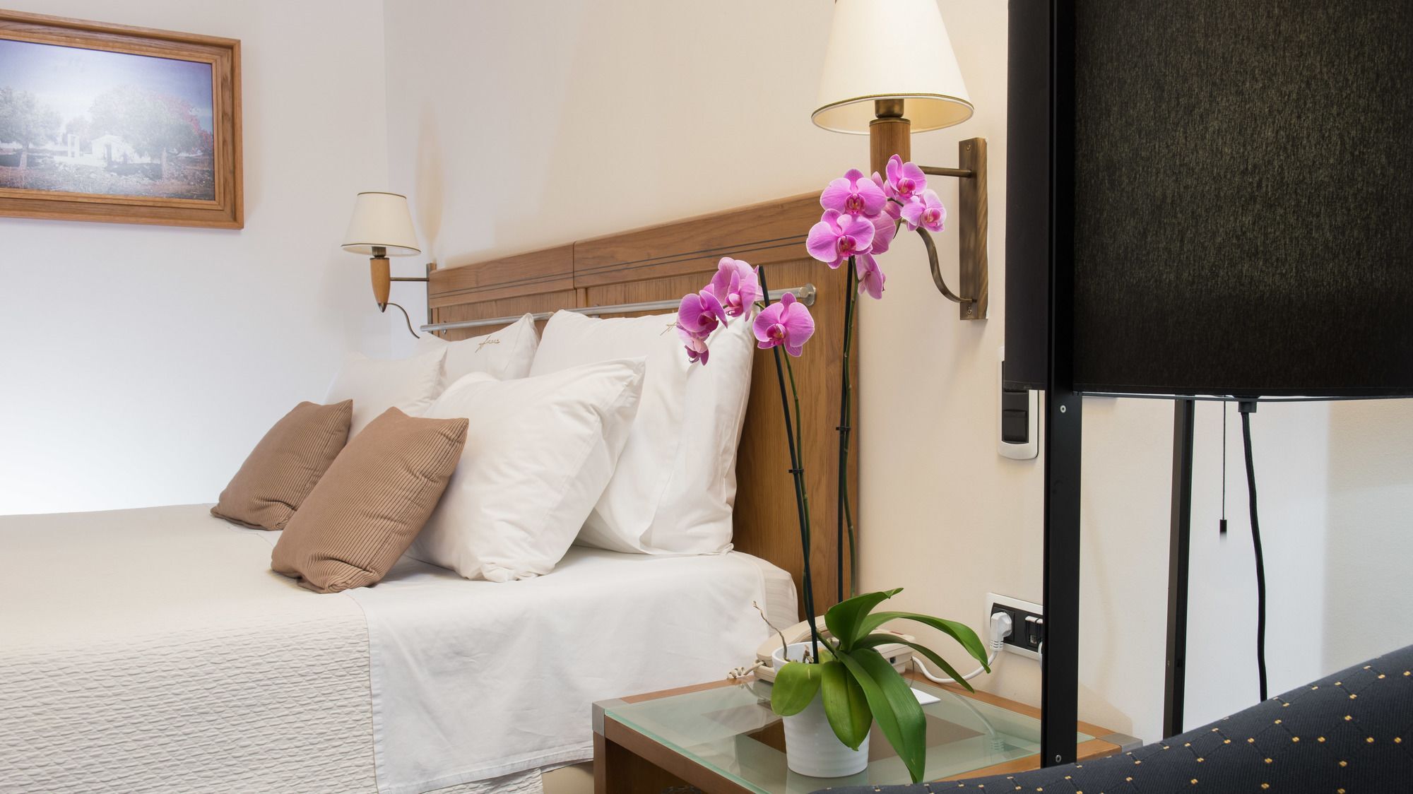 Alexander Beach Hotel & Spa Alexandrúpoli Kültér fotó A bedroom at the hotel